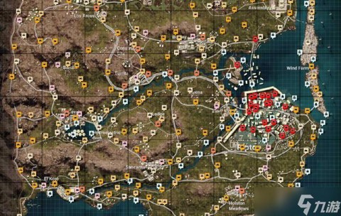 绝地求生怎么看位置