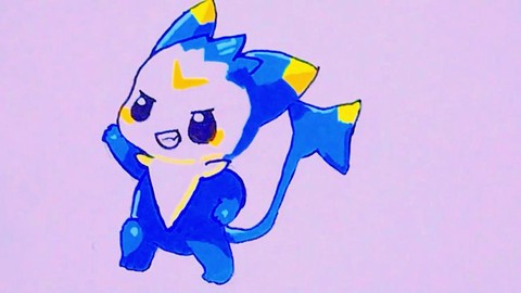 洛克王国迪莫怎么画[图1]