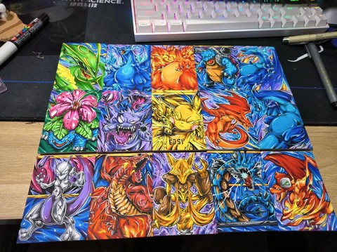 所有的神奇宝贝怎么画