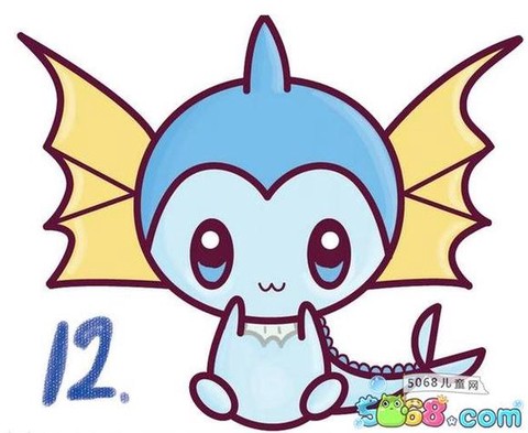 怎么画神奇宝贝最简单